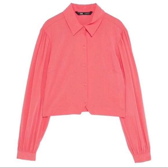 Zara voluminous sleeve top - Picture 4 of 8